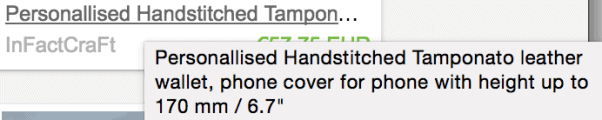 Tamponato Etsy