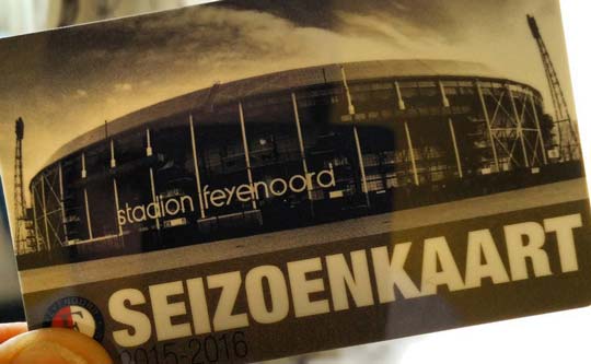 Feyenoord seizoenskaart